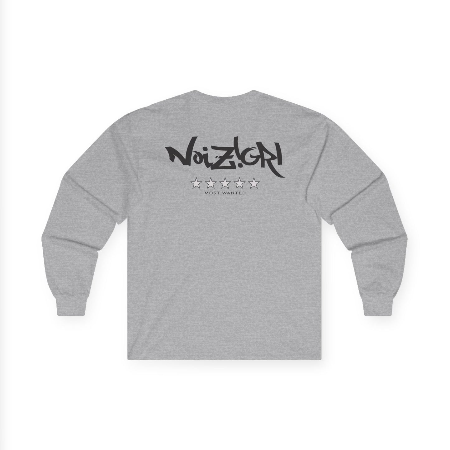 NOIZIGRL DARK LOGO 'MOST WANTED' LONG SLEEVE