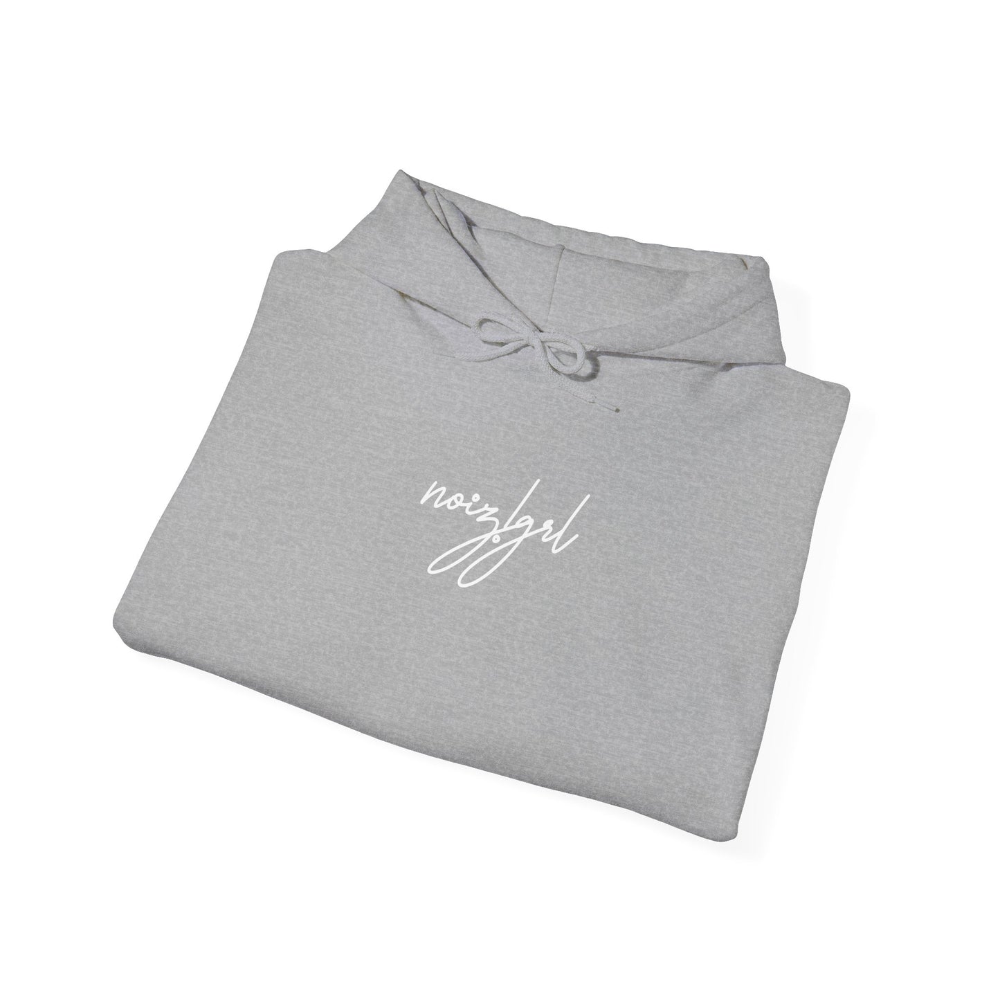 NOIZIBOI LIGHT LOGO 'CURSIVE' HOODIE