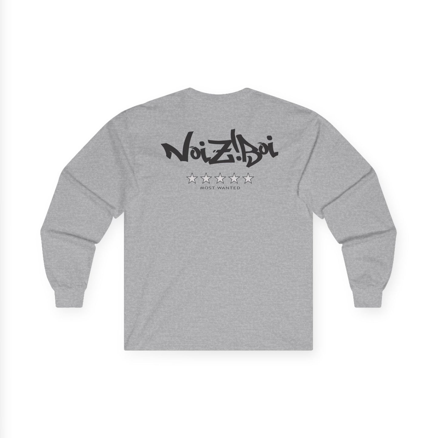 NOIZIBOI DARK LOGO 'MOST WANTED' LONG SLEEVE