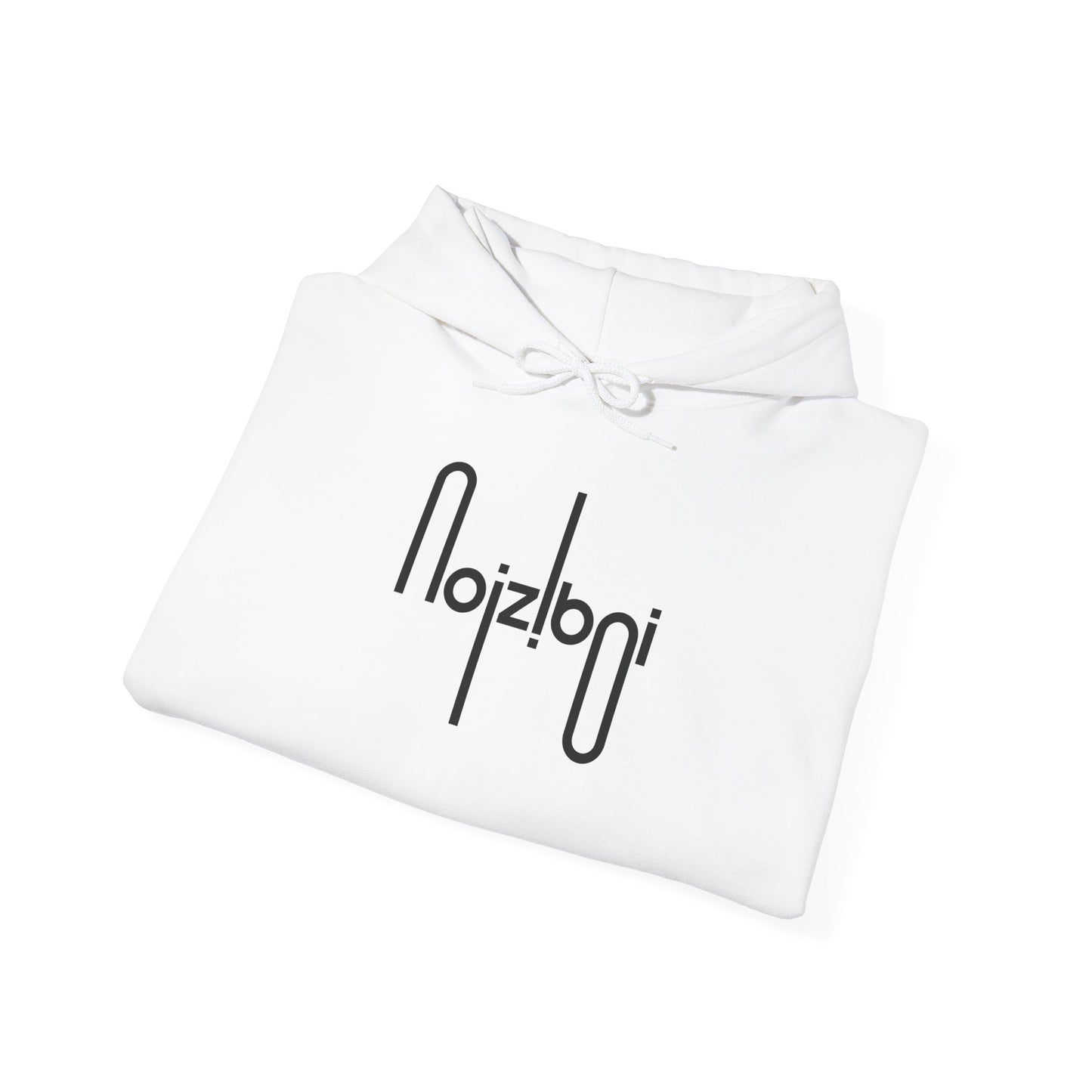 NOIZIBOI STRETCHED LOGO HOODIE
