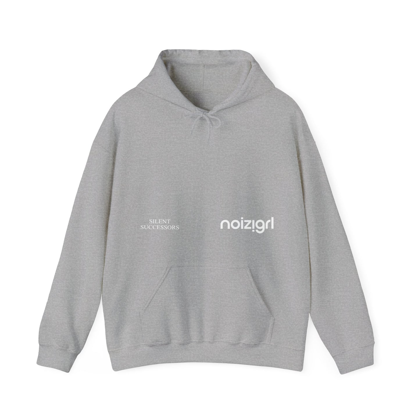 NOIZIGRL LIGHT LOGO 'ON YOUR SIDE' HOODIE