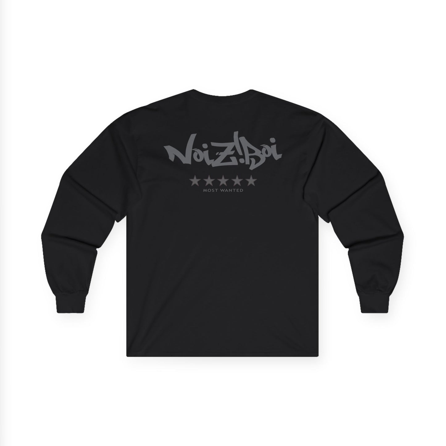 NOIZIBOI DARK LOGO 'MOST WANTED' LONG SLEEVE