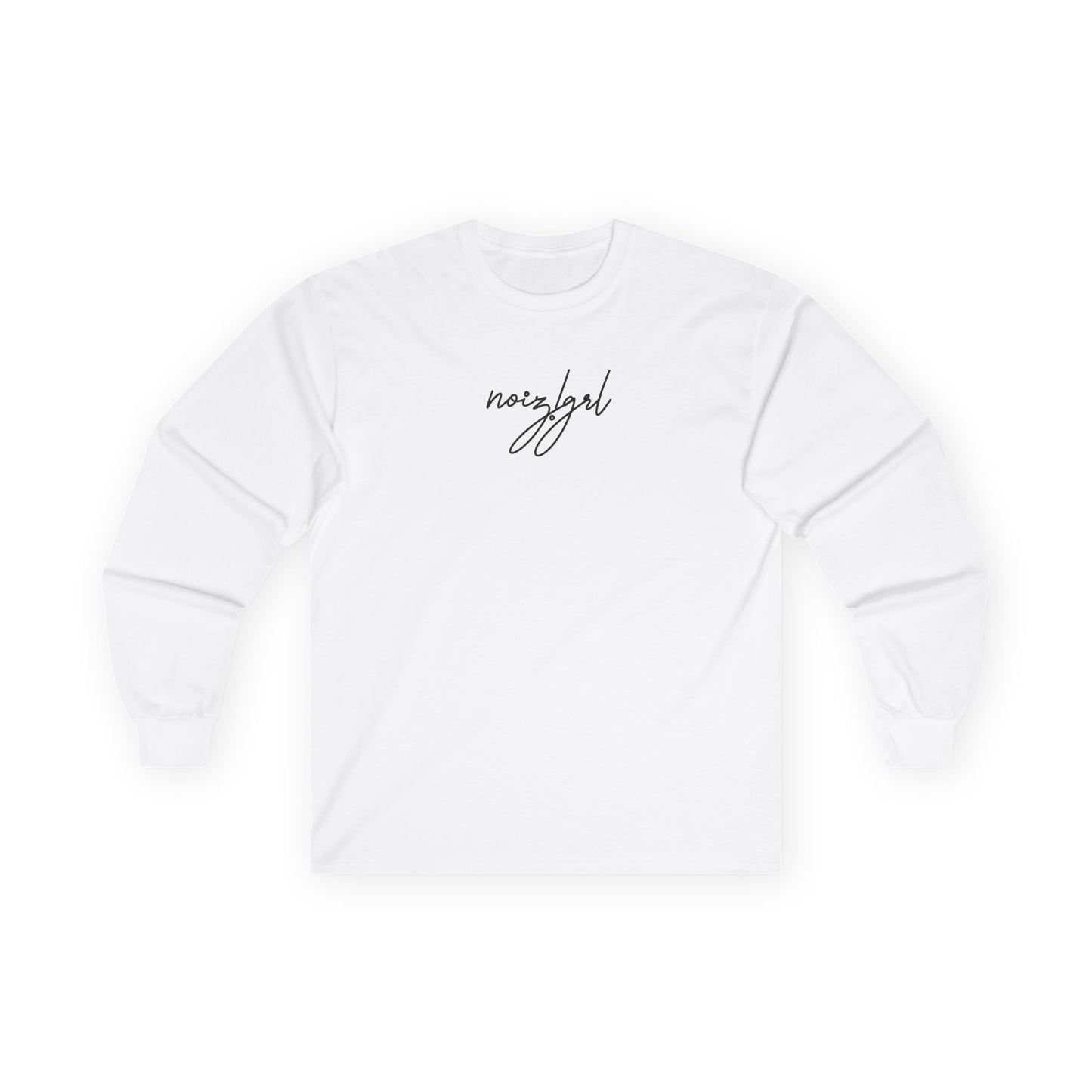 NOIZIGRL DARK LOGO 'CURSIVE' LONG SLEEVE