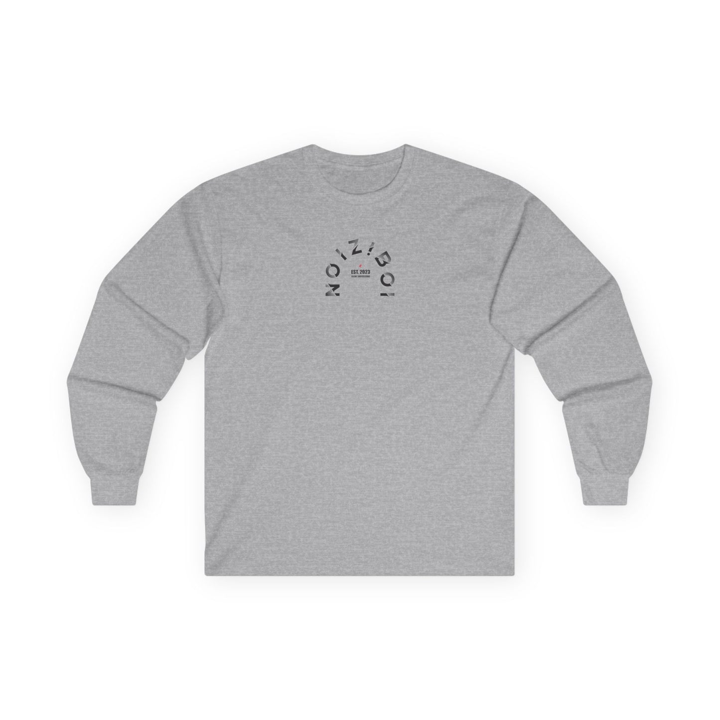 NOIZIBOI CURLED DARK LOGO LONG SLEEVE