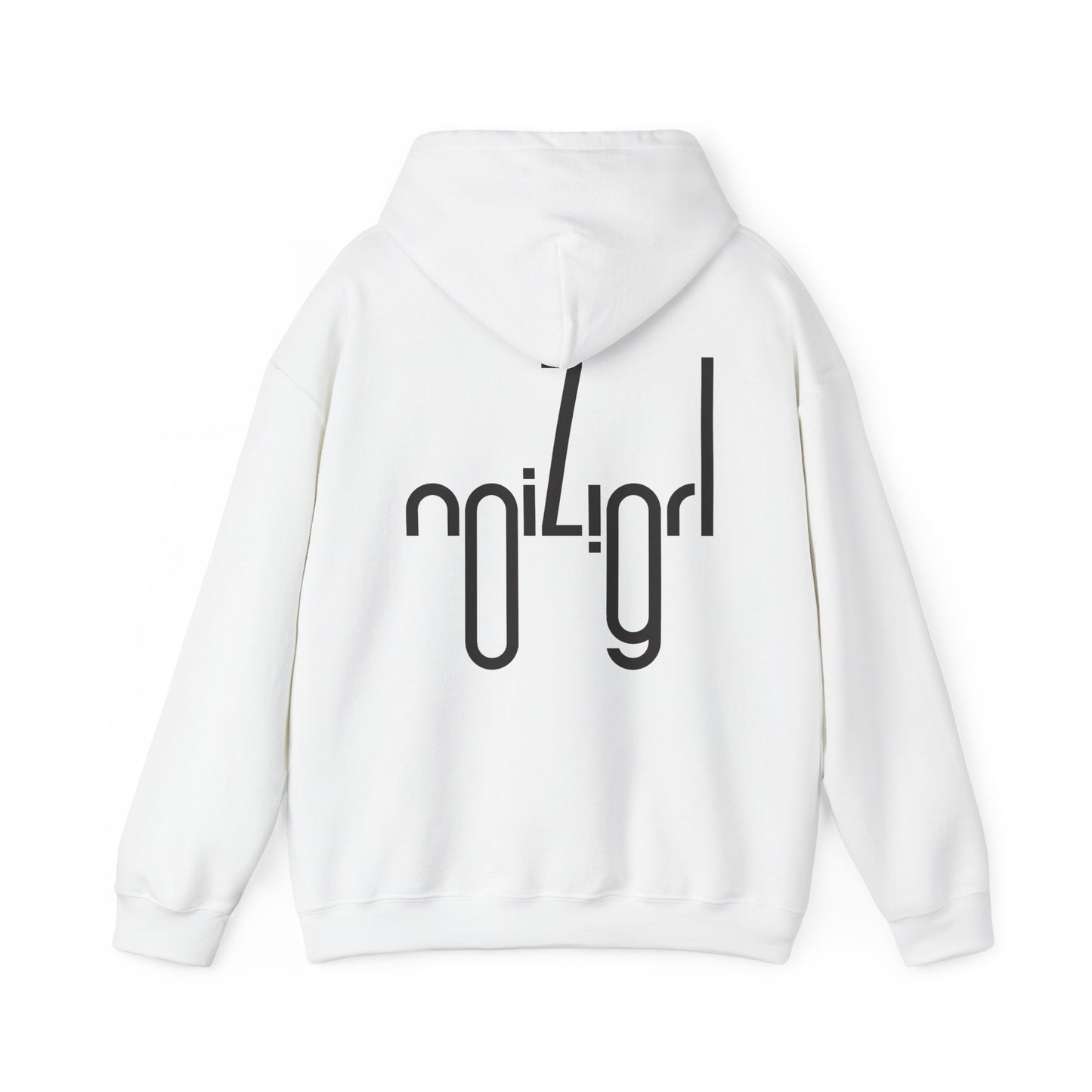 NOIZIGRL STRETCHED LOGO HOODIE