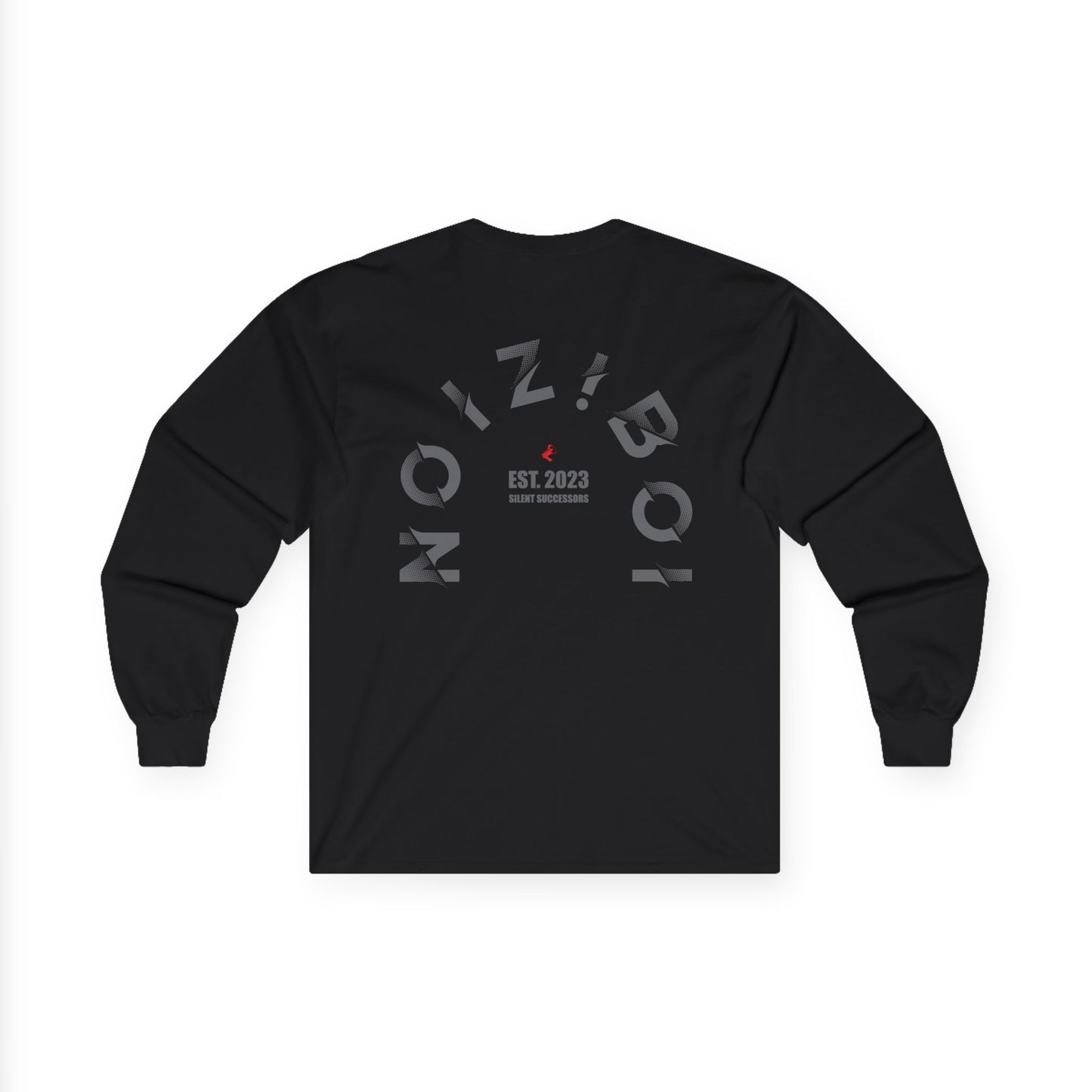 NOIZIBOI CURLED DARK LOGO LONG SLEEVE