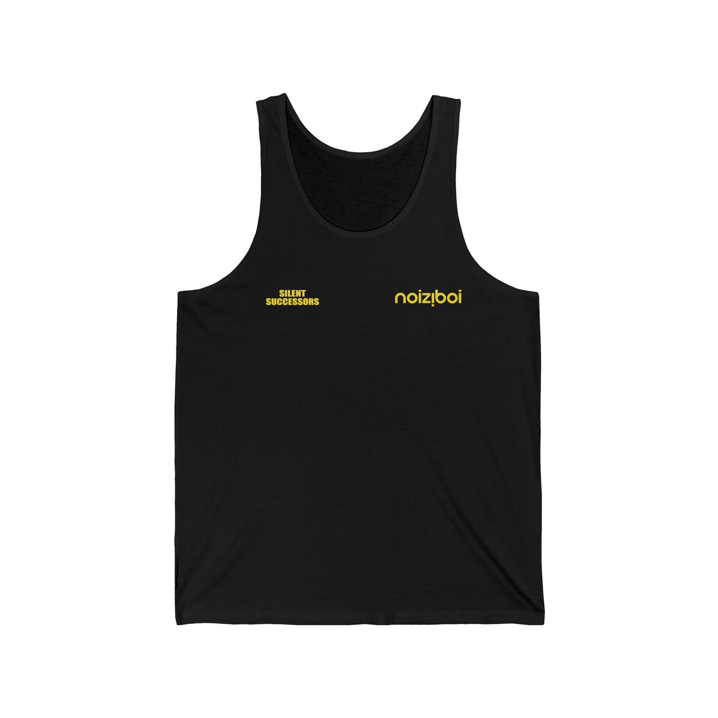 NOIZIBOI YELLOW ON BLACK LOGO TANK