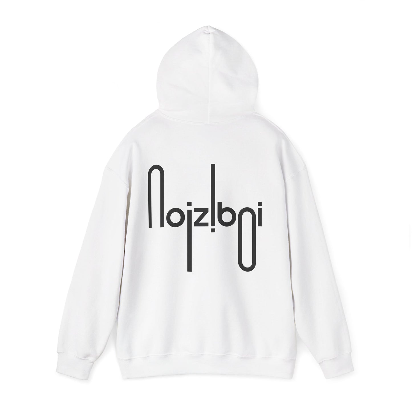 NOIZIBOI STRETCHED LOGO HOODIE