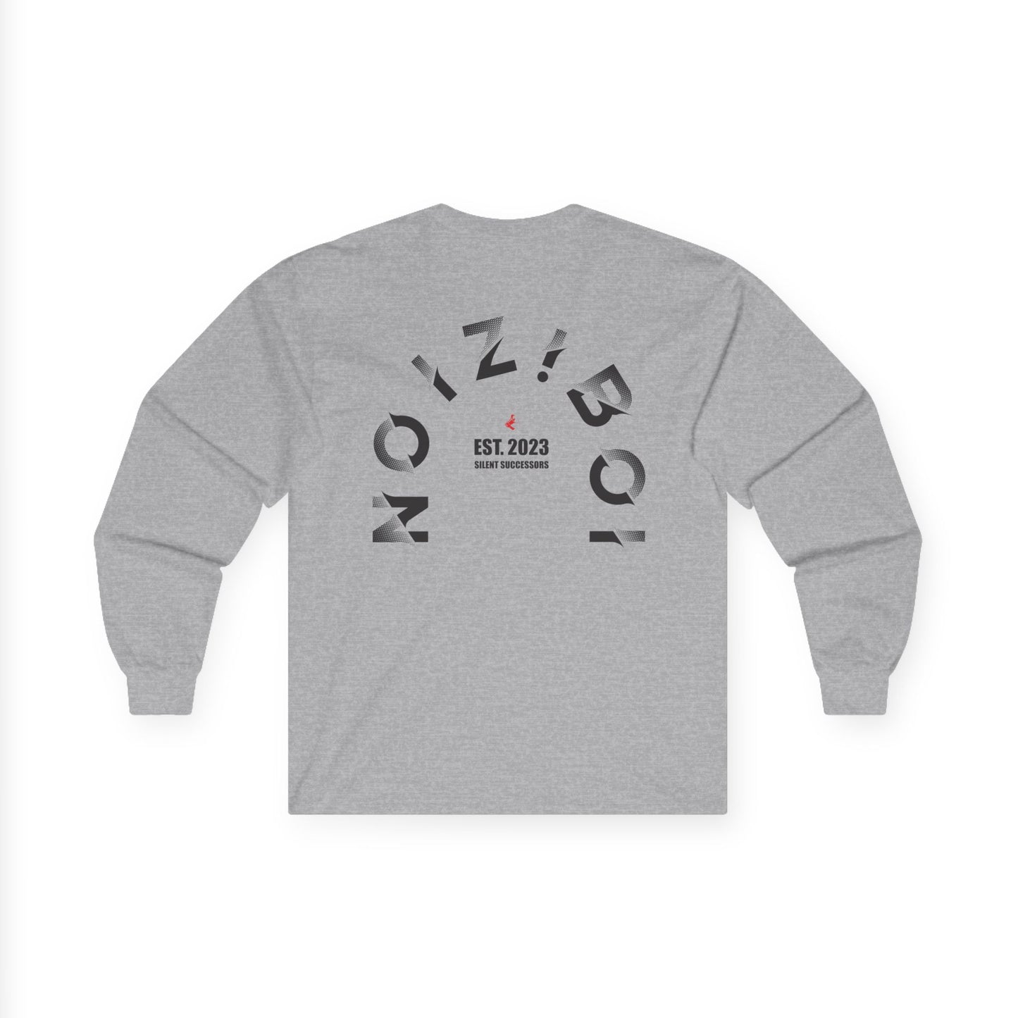 NOIZIBOI CURLED DARK LOGO LONG SLEEVE