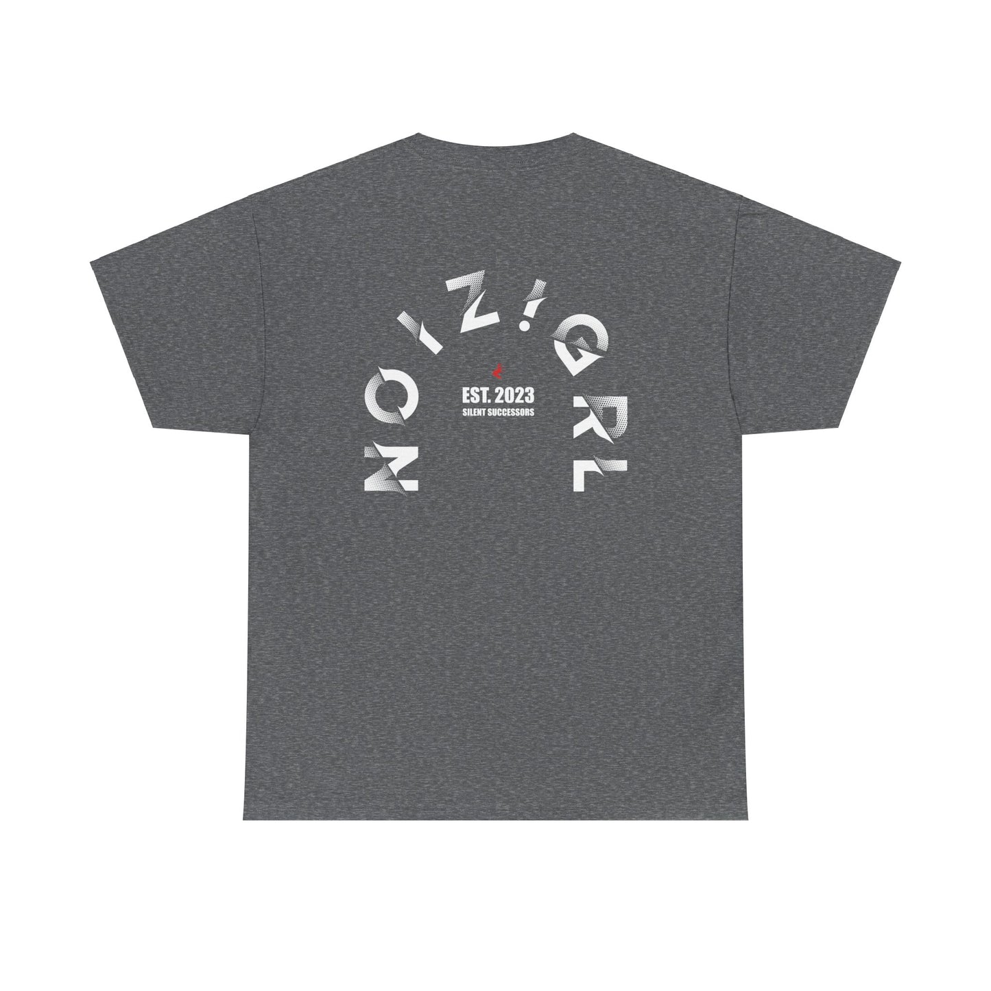 NOIZIGRL CURLED LIGHT LOGO TEE