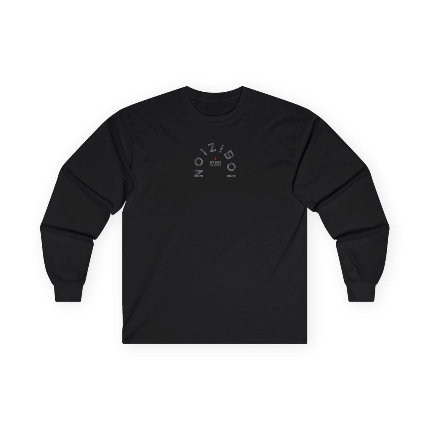 NOIZIBOI CURLED DARK LOGO LONG SLEEVE