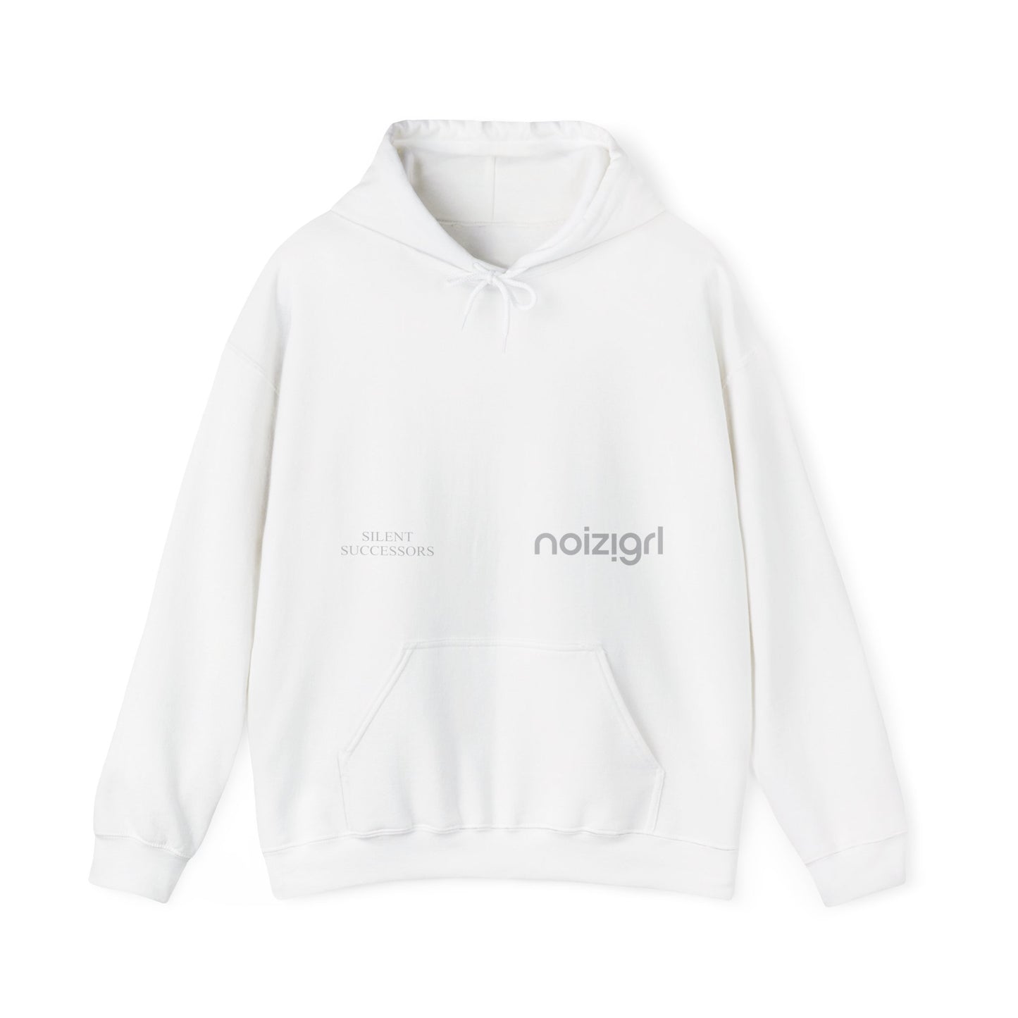 NOIZIGRL LIGHT LOGO 'ON YOUR SIDE' HOODIE