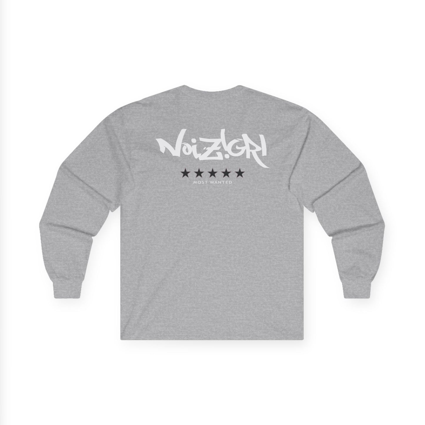 NOIZIGRL LIGHT LOGO 'MOST WANTED' LONG SLEEVE