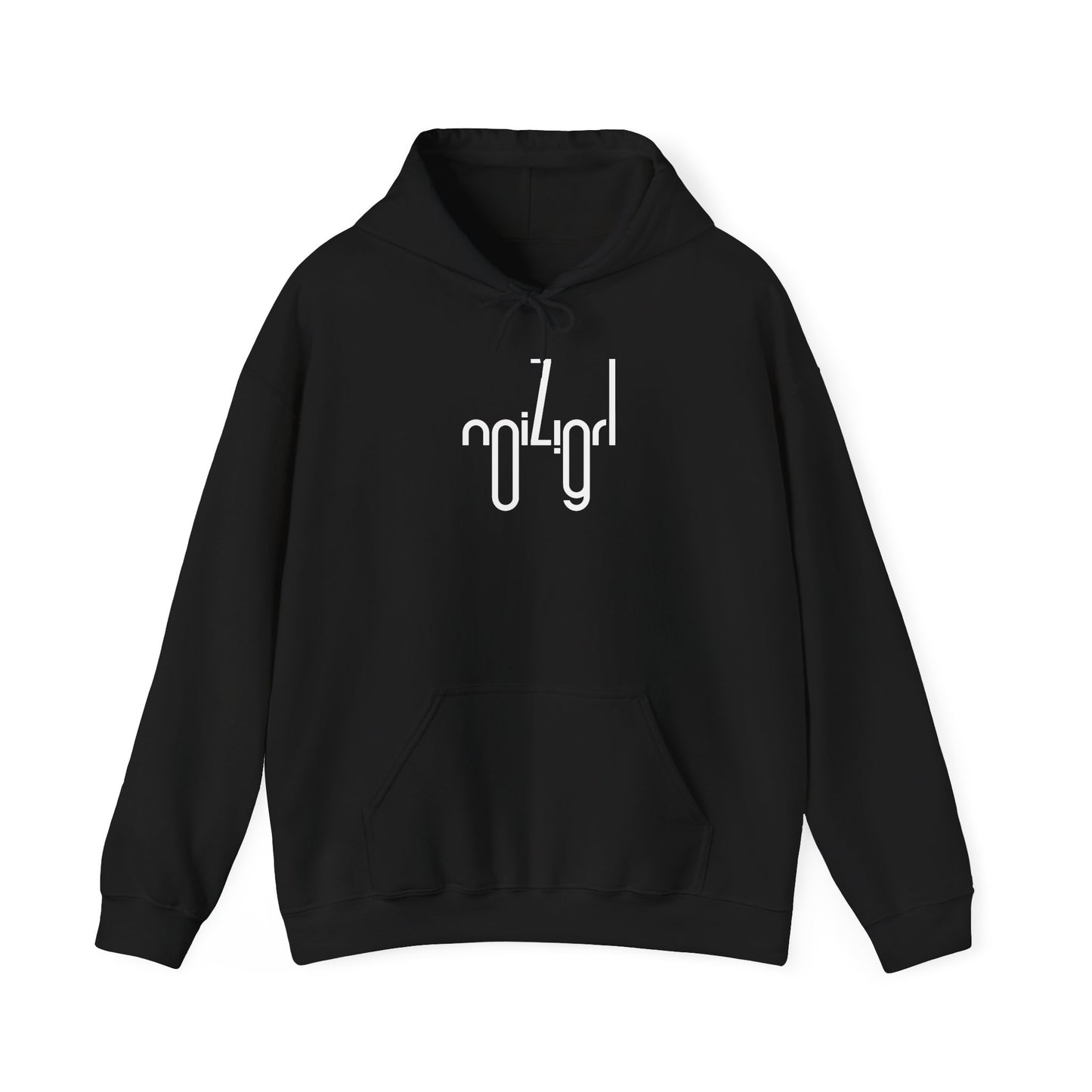 NOIZIGRL STRETCHED LOGO HOODIE