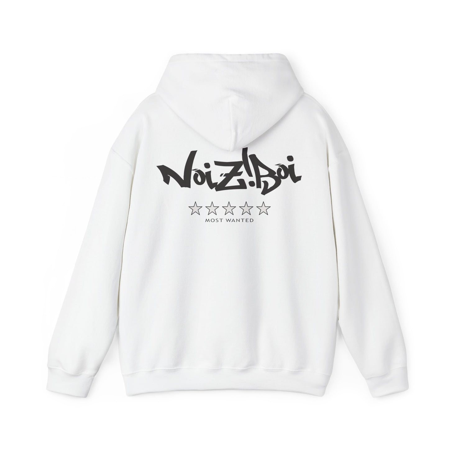 NOIZIBOI DARK LOGO 'MOST WANTED' HOODIE