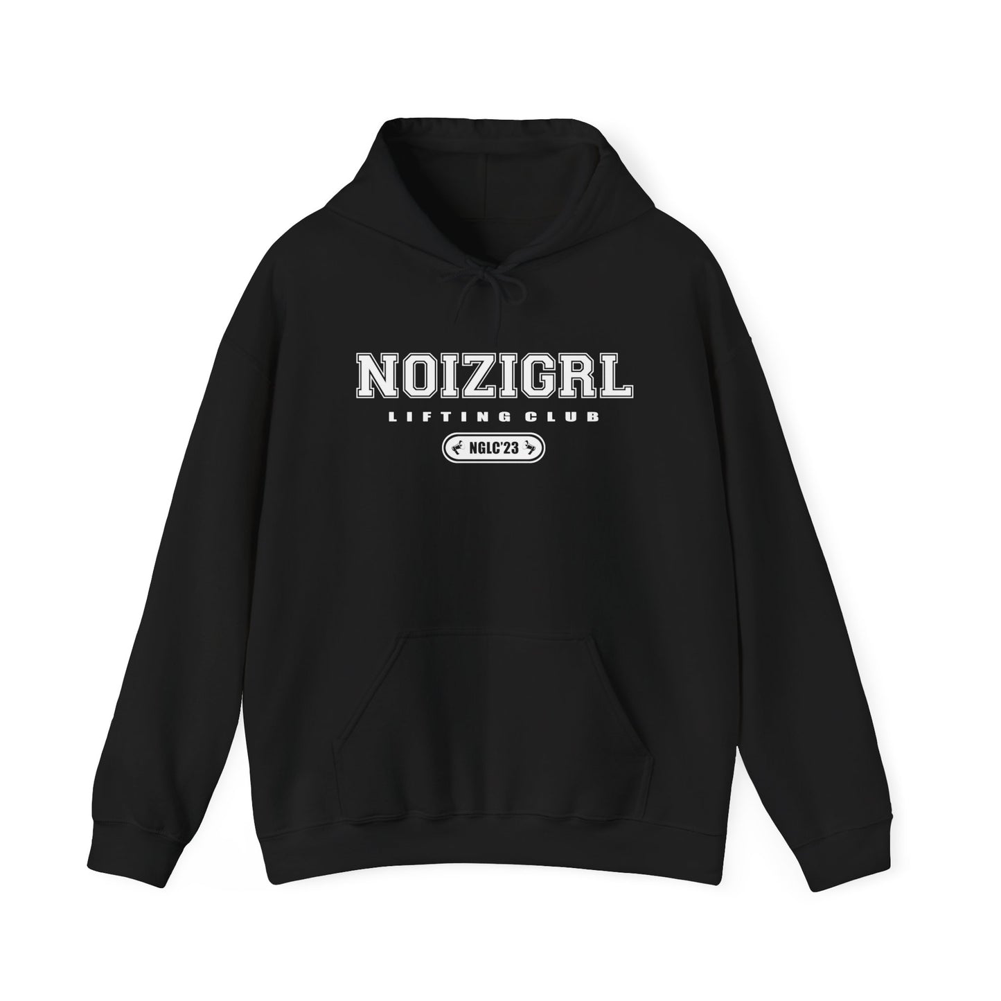 NOIZIGRL LIGHT LOGO 'CAMPUS' HOODIE