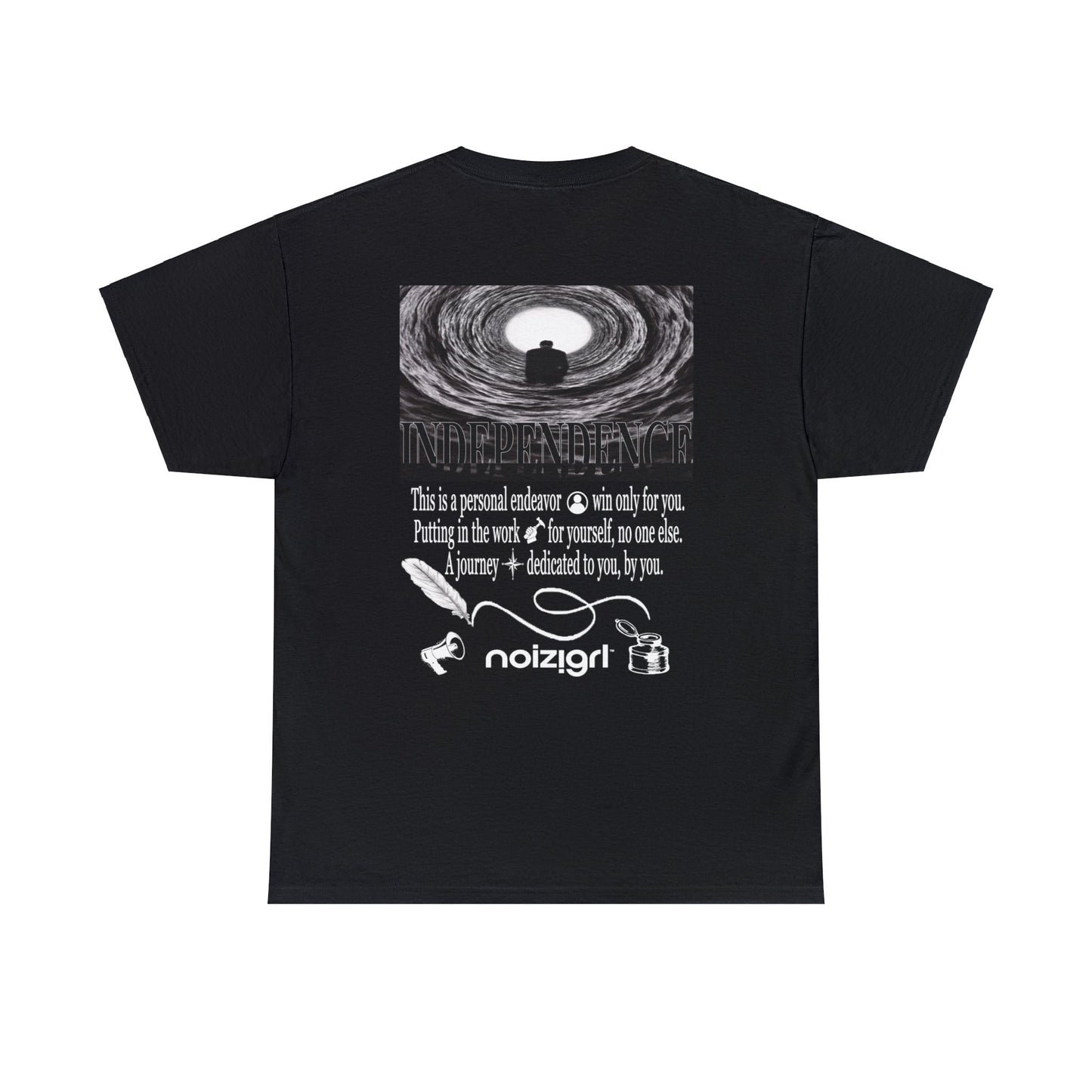 NOIZIGRL SCRIPTURE 'INDEPENDENCE' TEE