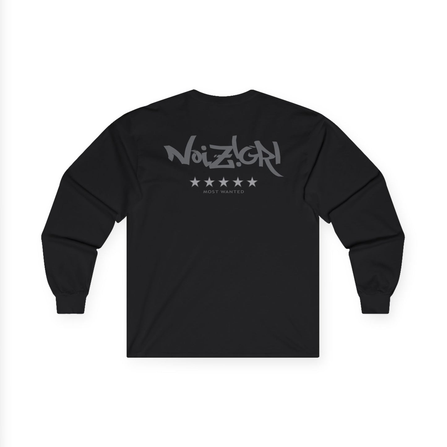 NOIZIGRL DARK LOGO 'MOST WANTED' LONG SLEEVE