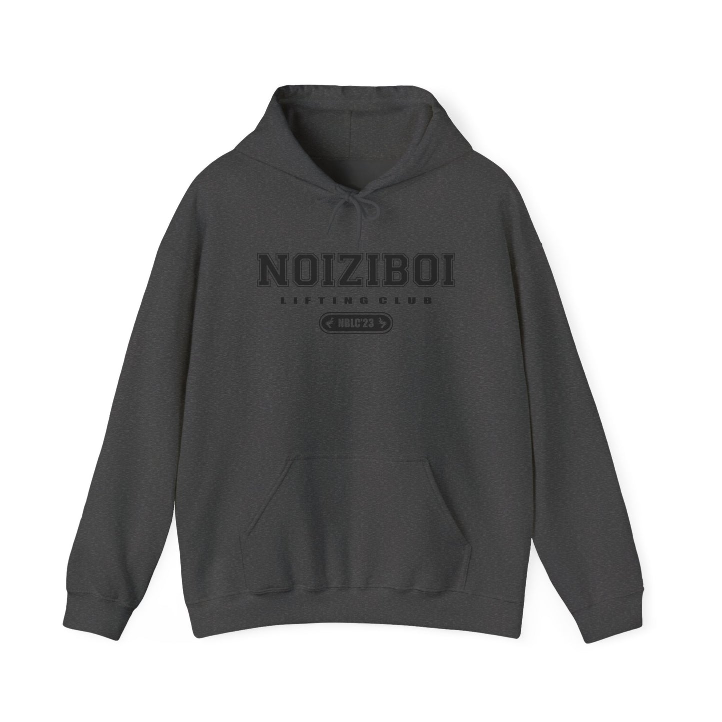 NOIZIBOI DARK LOGO 'CAMPUS' HOODIE