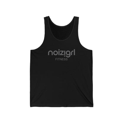 NOIZIGRL DARK LOGO 'FITNESS' TANK