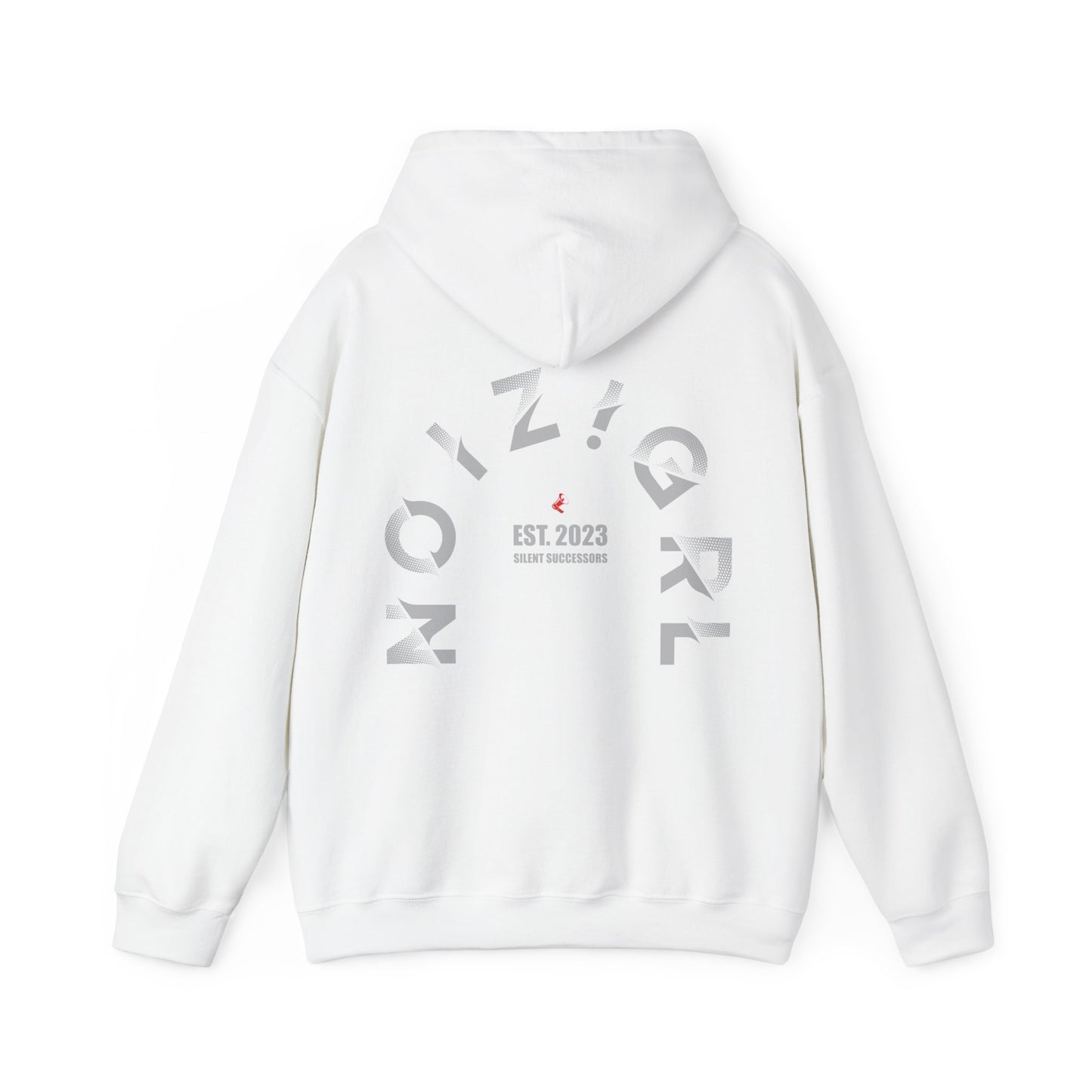 NOIZIGRL CURLED LIGHT LOGO  HOODIE
