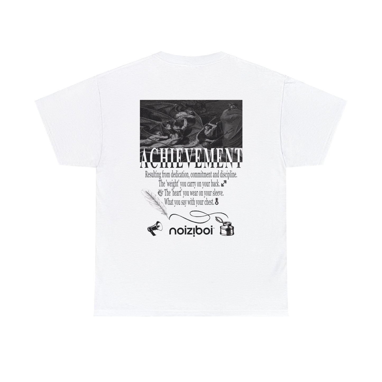 NOIZIBOI SCRIPTURE 'ACHIEVEMENT' TEE