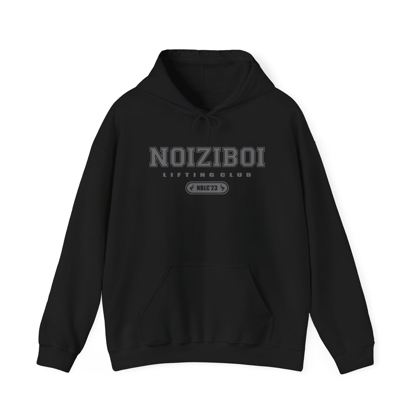 NOIZIBOI DARK LOGO 'CAMPUS' HOODIE