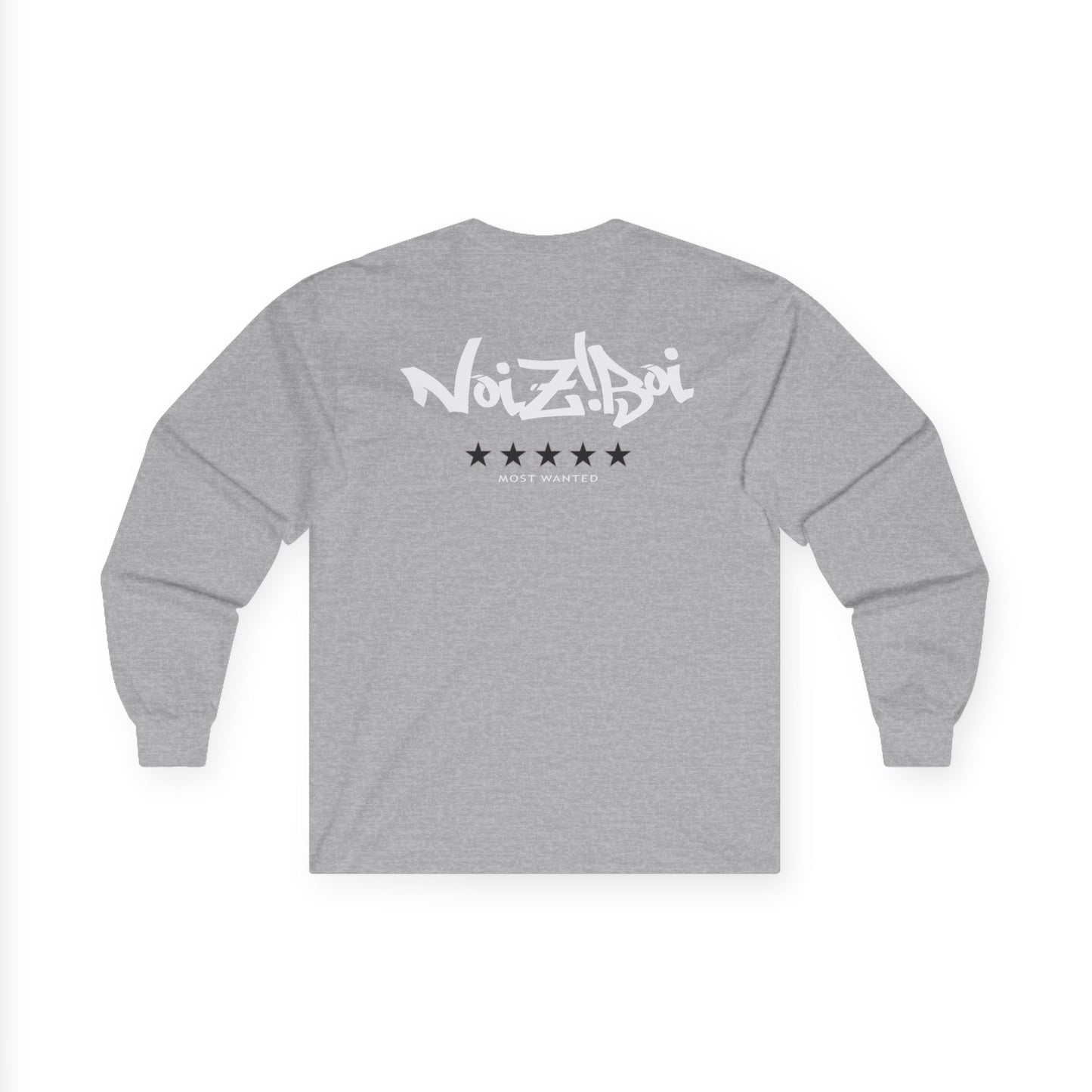 NOIZIBOI LIGHT LOGO 'MOST WANTED' LONG SLEEVE