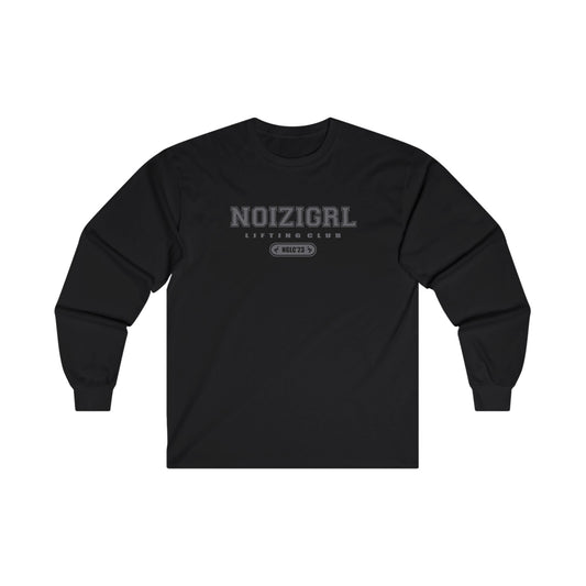 NOIZIGRL DARK LOGO 'CAMPUS' LONG SLEEVE