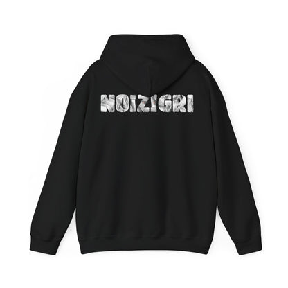 NOIZIGRL 'THE HUNT' LIGHT LOGO  HOODIE
