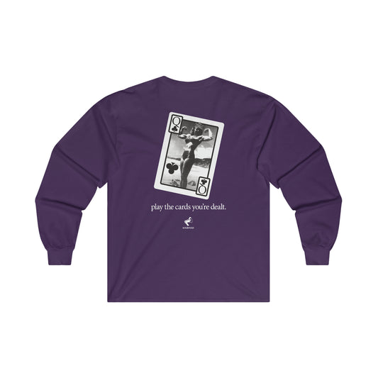 NOIZIGRL 'QUEEN CARD' LONG SLEEVE