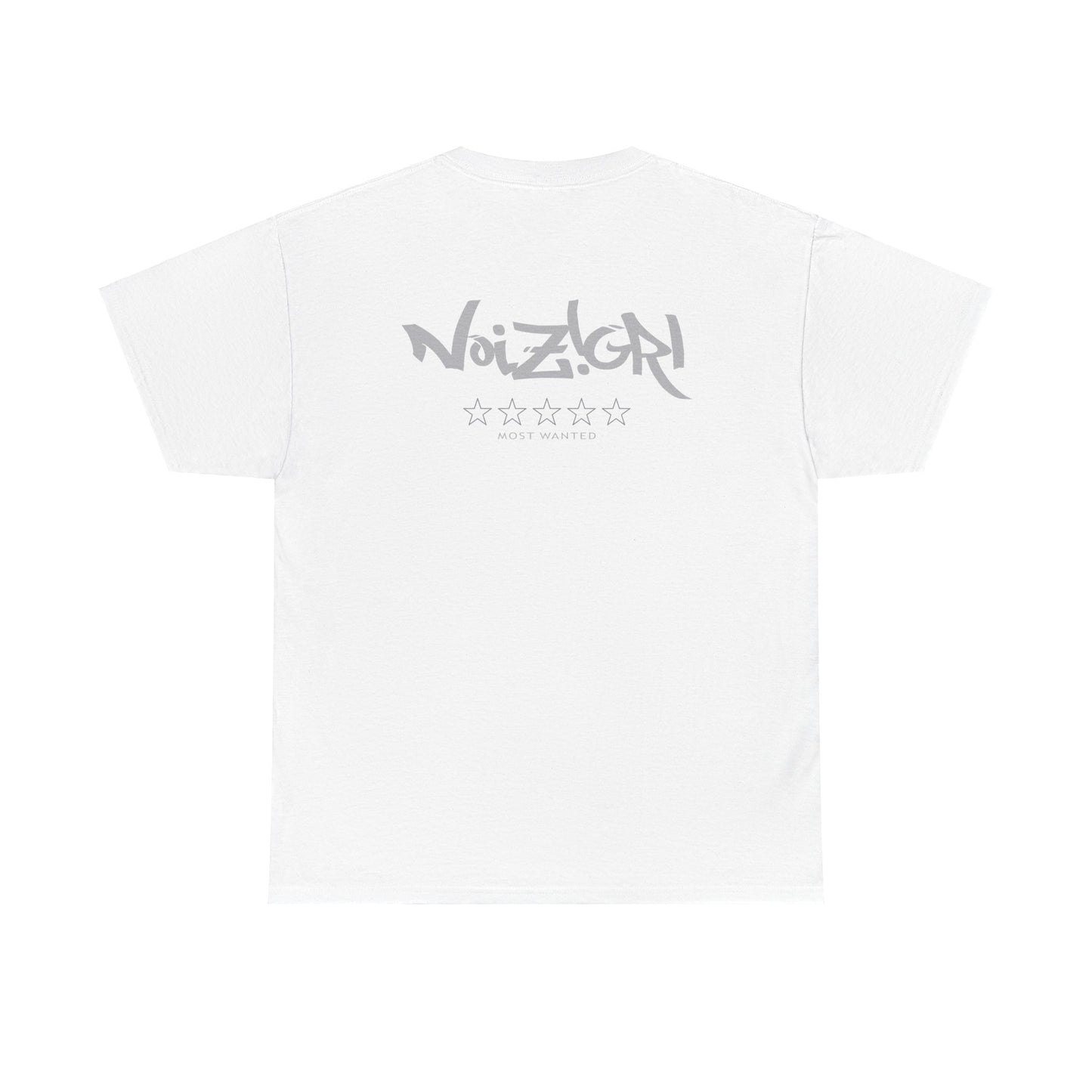 NOIZIGRL LIGHT LOGO 'MOST WANTED' TEE