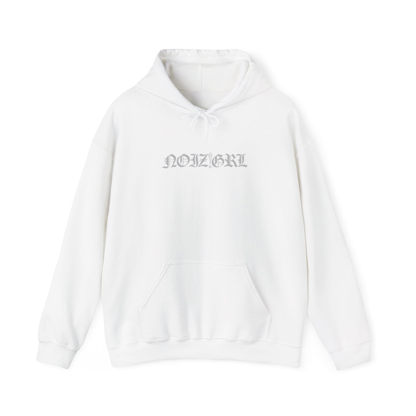 NOIZIGRL LIGHT LOGO HOODIE