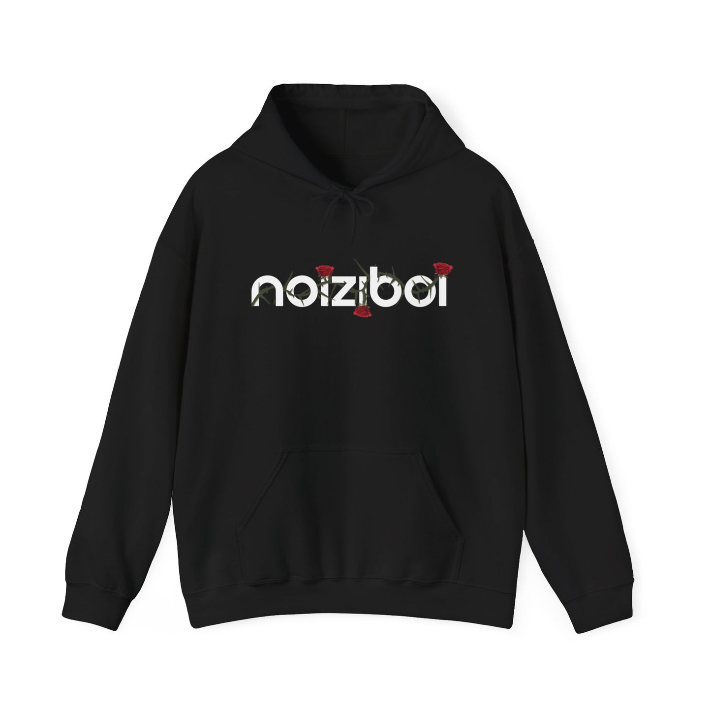 NOIZIBOI FLOURISH 'WINDY ROSE LOGO' HOODIE