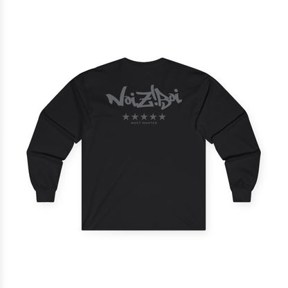 NOIZIBOI DARK LOGO 'MOST WANTED' LONG SLEEVE