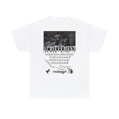 NOIZIGRL SCRIPTURE 'ACHIEVEMENT' TEE