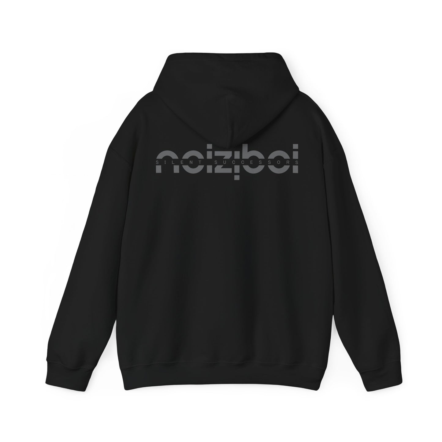 NOIZIBOI DARK LOGO CUT OUT HOODIE