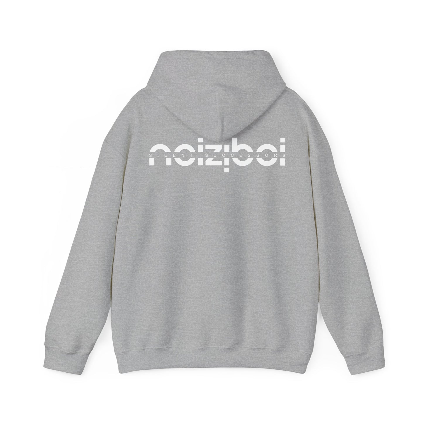 NOIZIBOI LIGHT LOGO CUT OUT HOODIE