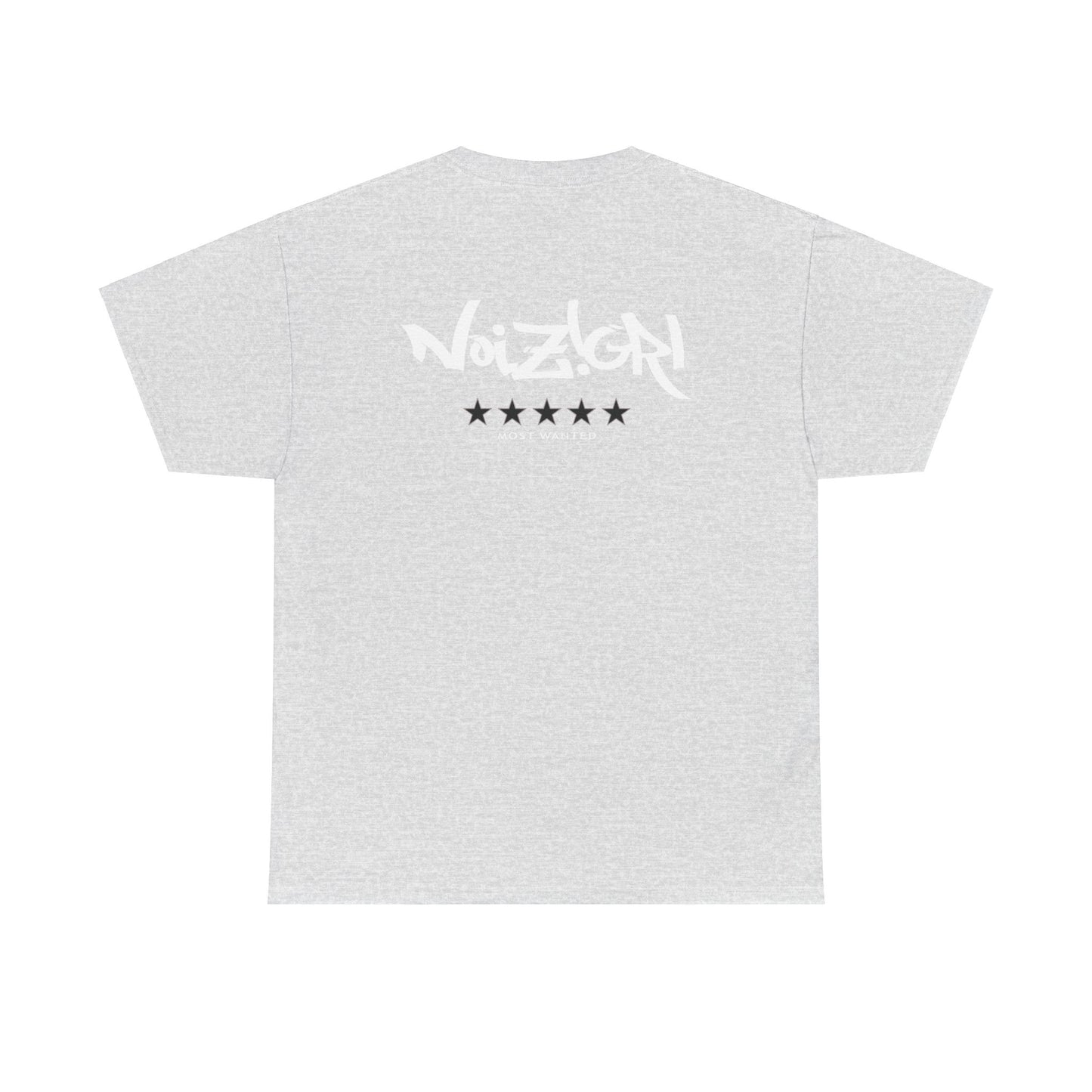 NOIZIGRL LIGHT LOGO 'MOST WANTED' TEE