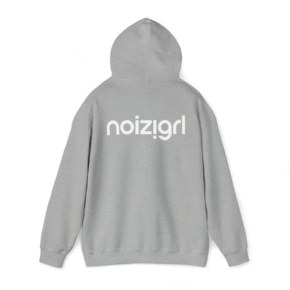 NOIZIGRL LIGHT LOGO HOODIE