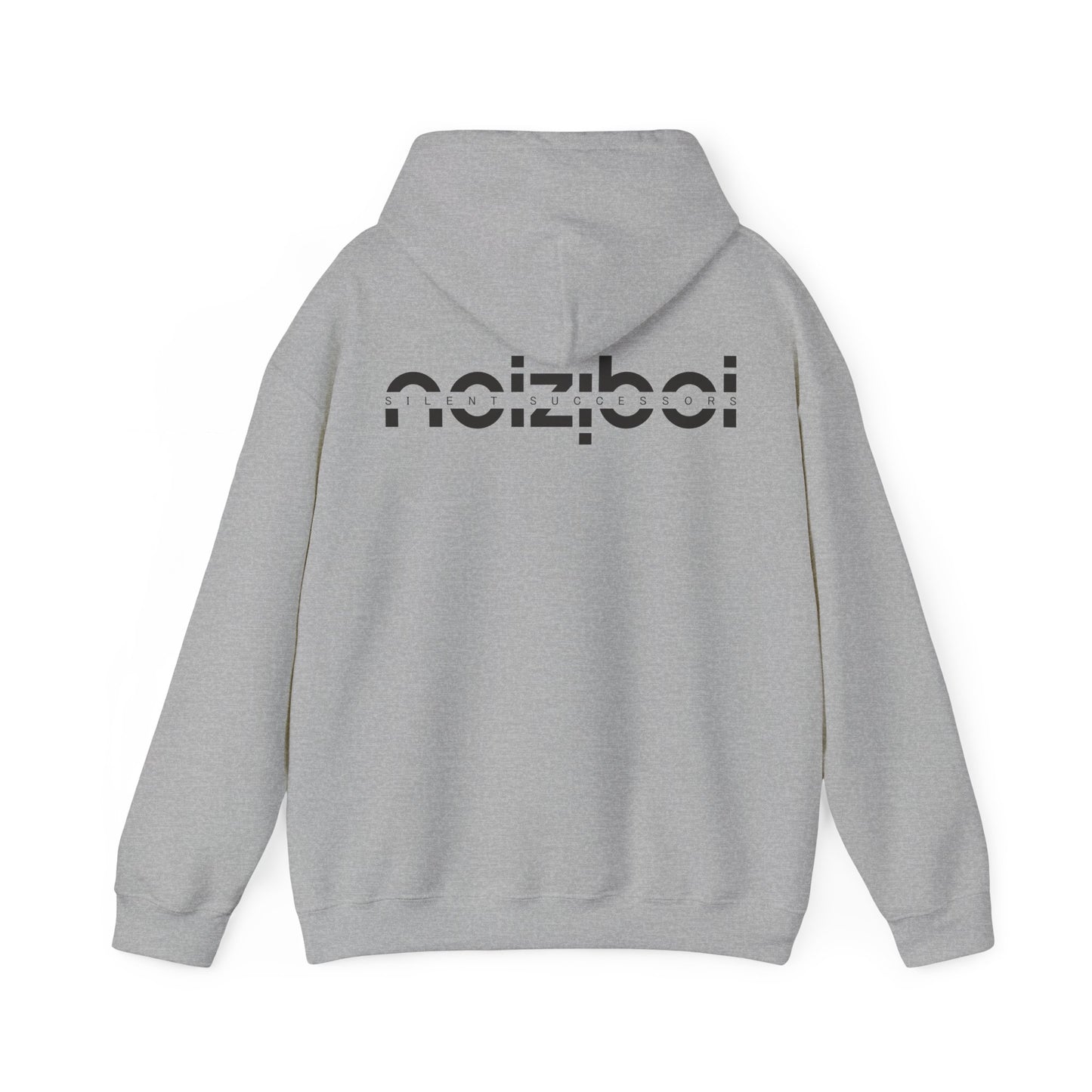 NOIZIBOI DARK LOGO CUT OUT HOODIE