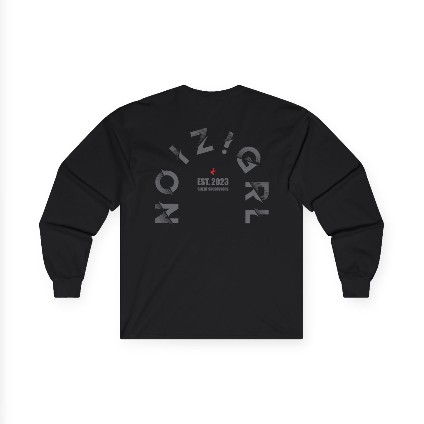 NOIZIGRL CURLED DARK LOGO LONG SLEEVE