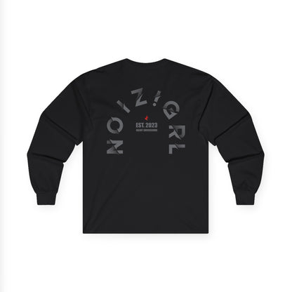 NOIZIGRL CURLED DARK LOGO LONG SLEEVE