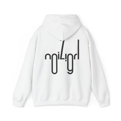 NOIZIGRL STRETCHED LOGO HOODIE