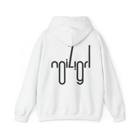 NOIZIGRL STRETCHED LOGO HOODIE
