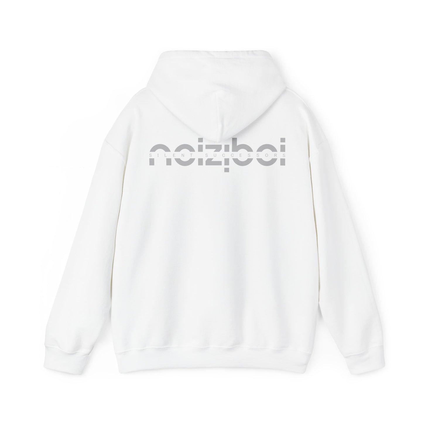 NOIZIBOI LIGHT LOGO CUT OUT HOODIE