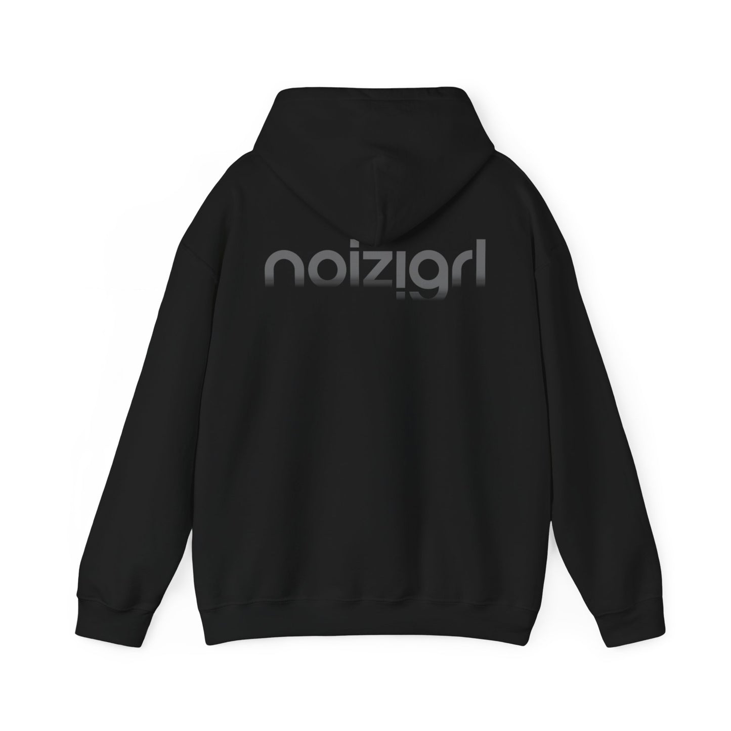 NOIZIGRL DARK FADE LOGO HOODIE