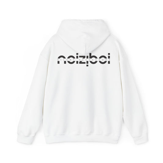 NOIZIBOI DARK LOGO CUT OUT HOODIE