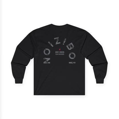 NOIZIBOI CURLED DARK LOGO LONG SLEEVE