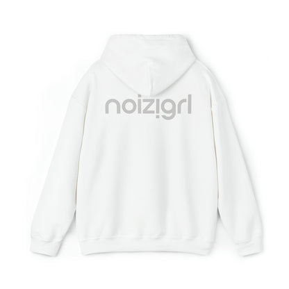 NOIZIGRL LIGHT LOGO HOODIE